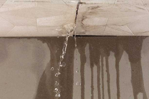 Professional Sewage Cleanup technician working in Salina, KS